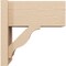 Ekena Millwork 7 1/2-in W x 14-in D x 14-in H Funston Block Rough Cedar Woodgrain TimberThane Outlooker, Primed Tan OUTUR075X14X14FST44RCPR - alternate 5
